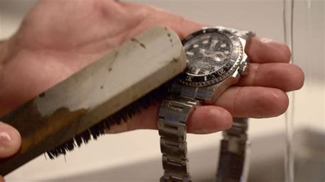 cleaning a rolex watch band|rolex watch maintenance.